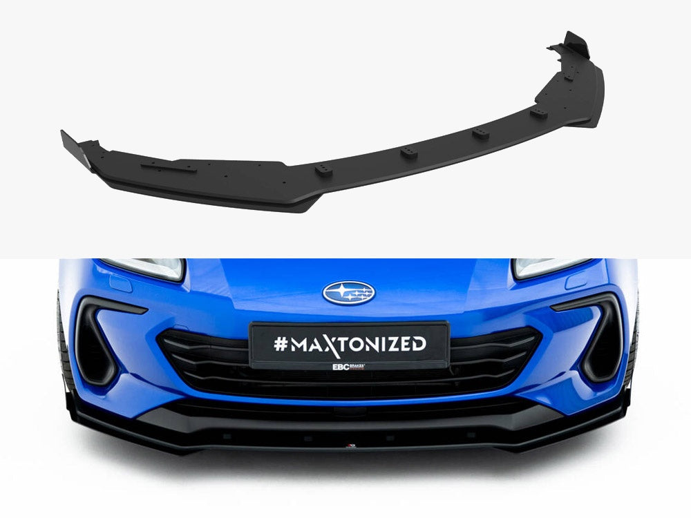 Maxton Design Street PRO Front Splitter + Flaps Subaru BRZ Mk2