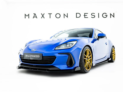 Maxton Design Street PRO Front Splitter + Flaps Subaru BRZ Mk2