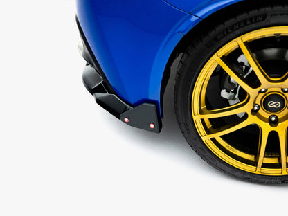 Maxton Design Central Rear Splitter (Vertical Bars) V.1 + Flaps Subaru BRZ Mk2