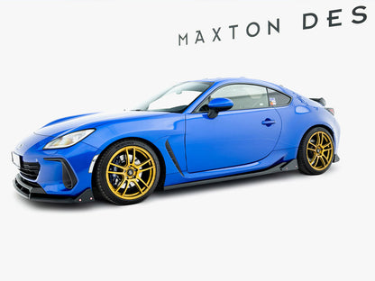 Maxton Design Side Skirts Diffusers V.1 + Flaps Subaru BRZ Mk2