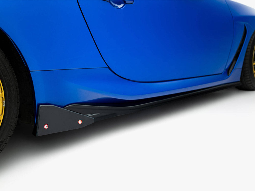 Maxton Design Side Skirts Diffusers V.1 + Flaps Subaru BRZ Mk2