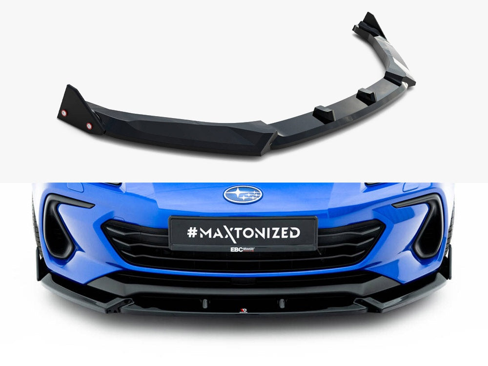 Maxton Design Front Splitter V.1 + Flaps Subaru BRZ Mk2