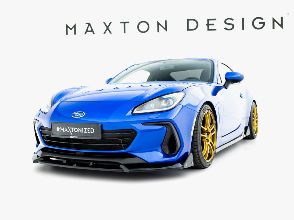 Maxton Design Front Splitter V.1 + Flaps Subaru BRZ Mk2