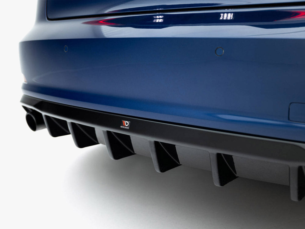 Maxton Design Rear Valance Audi A3 Sedan 8V (Version with single exhaust tips on one side)
