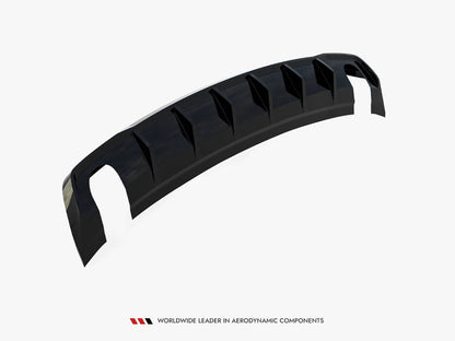 Maxton Design Rear Valance Audi A3 Sedan 8V (Version with single exhaust tips on both sides)