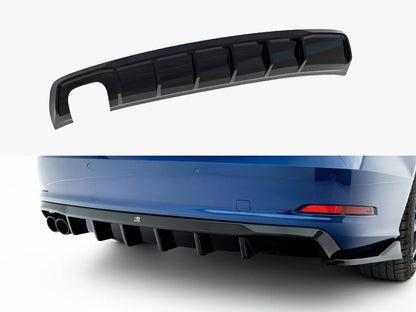 Maxton Design Rear Valance Audi A3 Sedan 8V (Version with dual exhaust tips on one side)