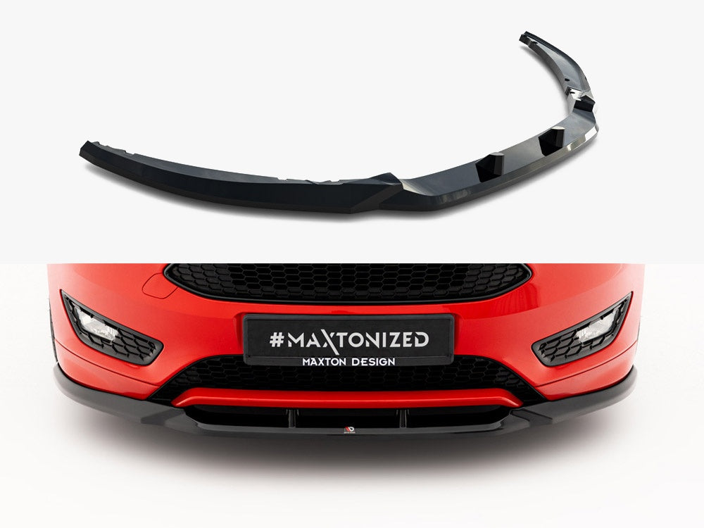 Maxton Design Front Splitter V.3 Ford Focus ST-Line Mk3 Facelift