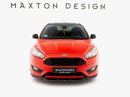 Maxton Design Front Splitter V.3 Ford Focus ST-Line Mk3 Facelift