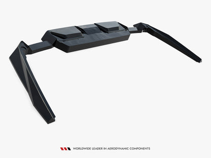 Maxton Design Rear Splitter (Vertical Bars) BMW M5 Sedan / Touring G90