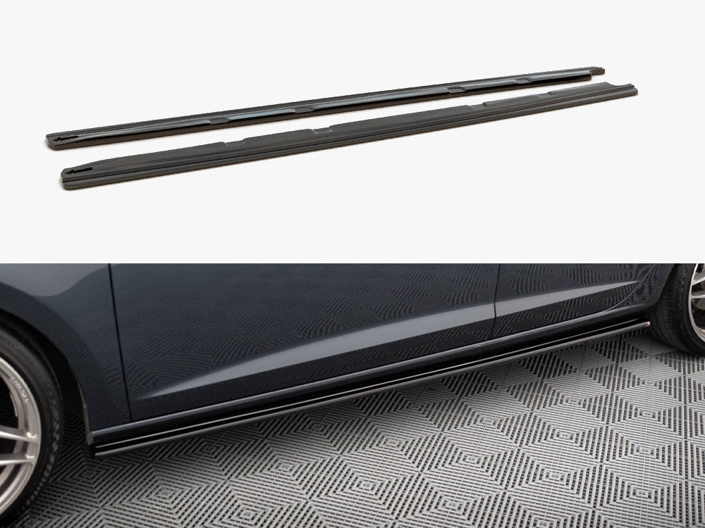 Maxton Design Side Skirts Diffusers V.1 Seat Leon Mk3 Cupra / FR Facelift