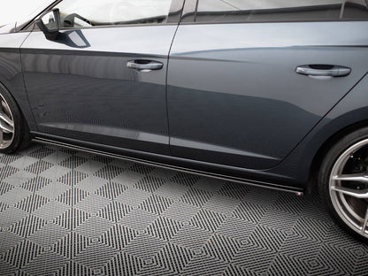 Maxton Design Side Skirts Diffusers V.1 Seat Leon Mk3 Cupra / FR Facelift