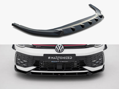 Maxton Design Front Splitter V.2 Volkswagen Golf GTI / GTE / R-Line Mk8 Facelift