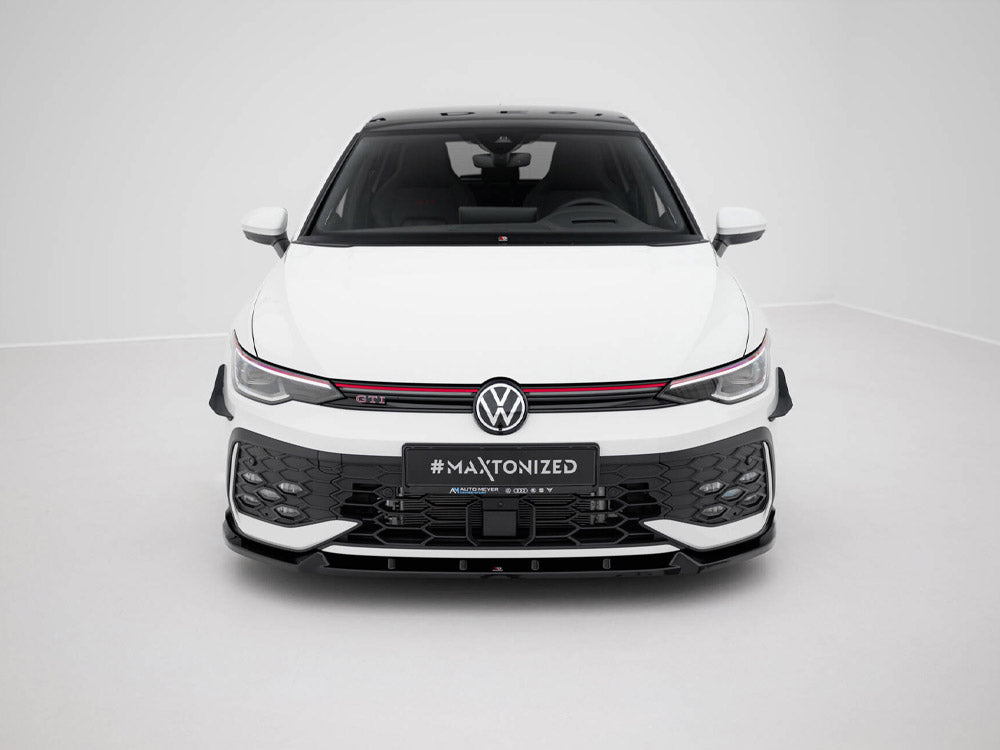 Maxton Design Front Splitter V.2 Volkswagen Golf GTI / GTE / R-Line Mk8 Facelift