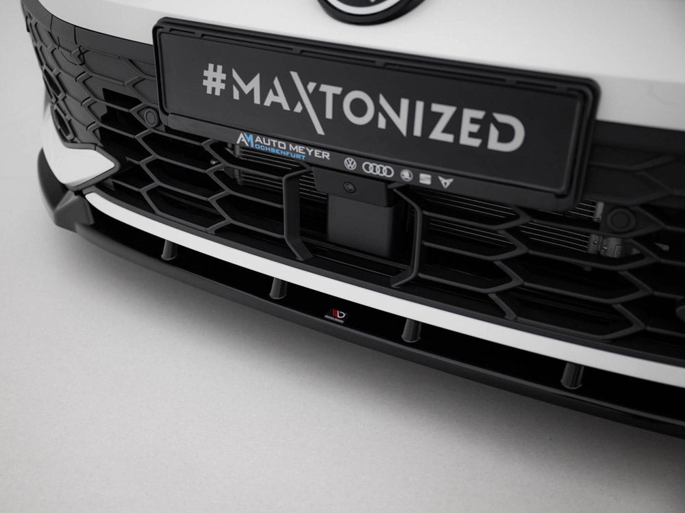Maxton Design Front Splitter V.2 Volkswagen Golf GTI / GTE / R-Line Mk8 Facelift