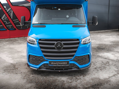 Maxton Design Front Bumper + Splitter Mercedes-Benz Sprinter Mk3