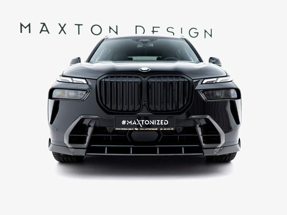 Maxton Design Prepreg Carbon Front Bumper Side Vents BMW X7 M-Pack G07 Facelift