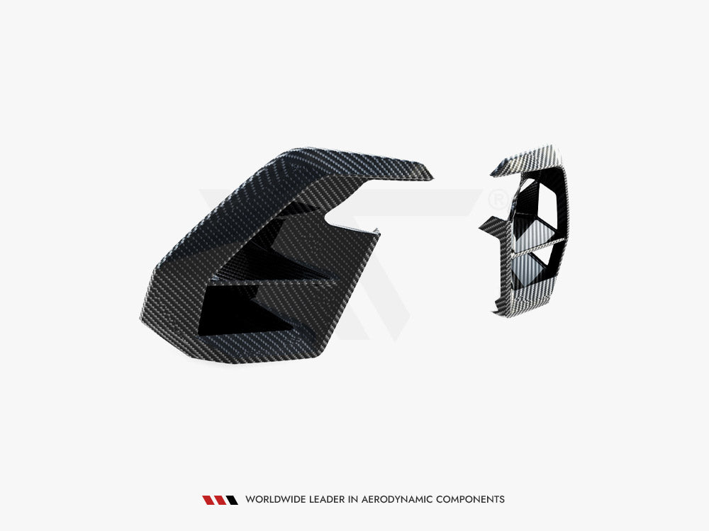 Maxton Design Prepreg Carbon Front Bumper Side Vents BMW X7 M-Pack G07 Facelift