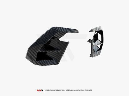 Maxton Design Prepreg Carbon Front Bumper Side Vents BMW X7 M-Pack G07 Facelift
