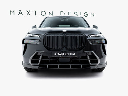 Maxton Design Prepreg Carbon Front Bumper Air Intakes BMW X7 M-Pack G07 Facelift