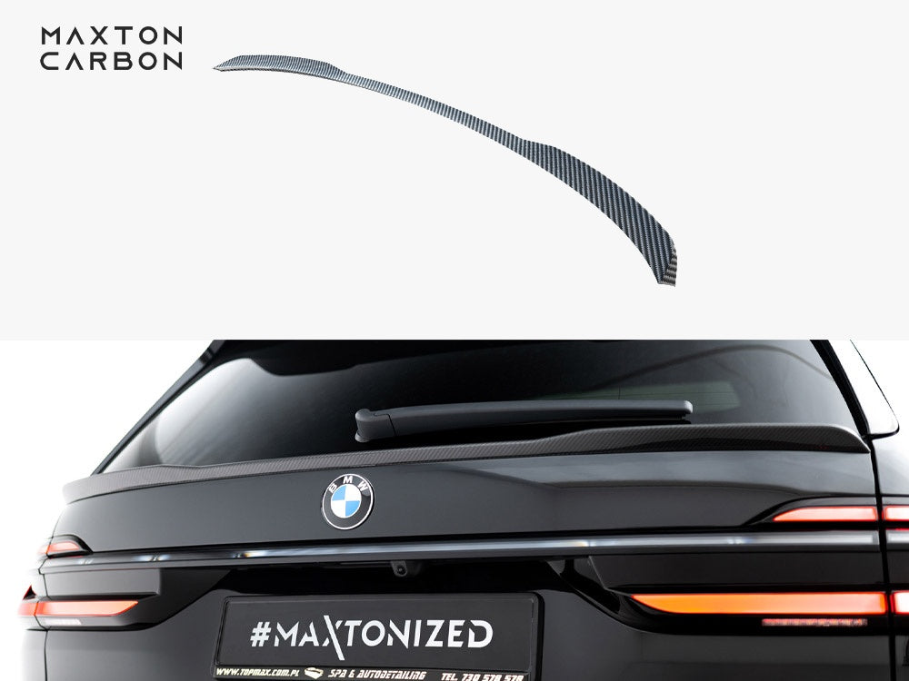 Maxton Design Prepreg Carbon Fiber Tailgate Spoiler (Lower) BMW X7 M-Pack G07 Facelift