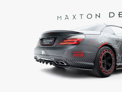 Maxton Design Rear Splitter (Vertical Bars) Mercedes-Benz SL 63 AMG R231