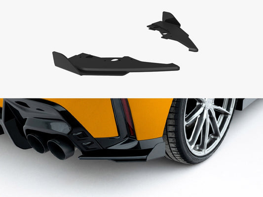 Maxton Design Street PRO Rear Side Splitters V.2 + Flaps BMW 1 M-Pack F70