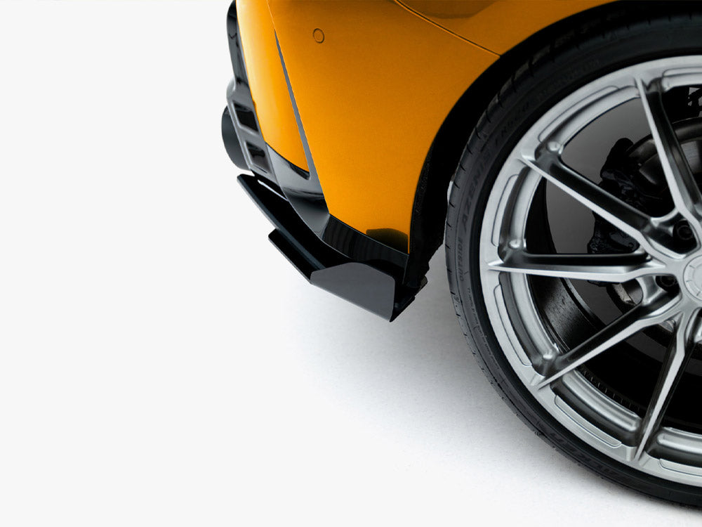 Maxton Design Street PRO Rear Side Splitters V.2 + Flaps BMW 1 M-Pack F70