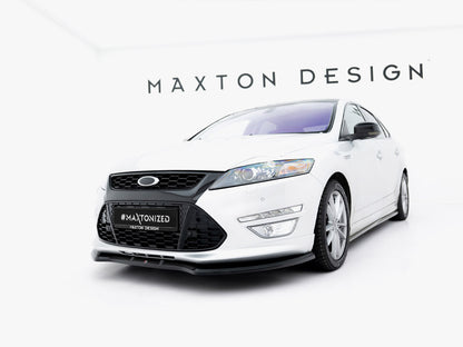 Maxton Design Front Splitter V.1 Ford Mondeo ST-Line Sedan Mk4 Facelift