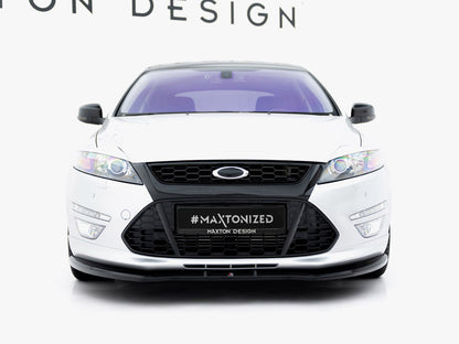 Maxton Design Front Splitter V.1 Ford Mondeo ST-Line Sedan Mk4 Facelift