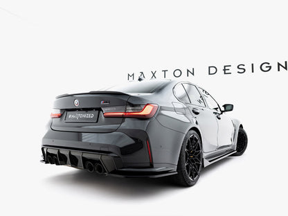 Maxton Design Rear Side Splitters V.3 BMW M3 Sedan / Touring G80 / G81