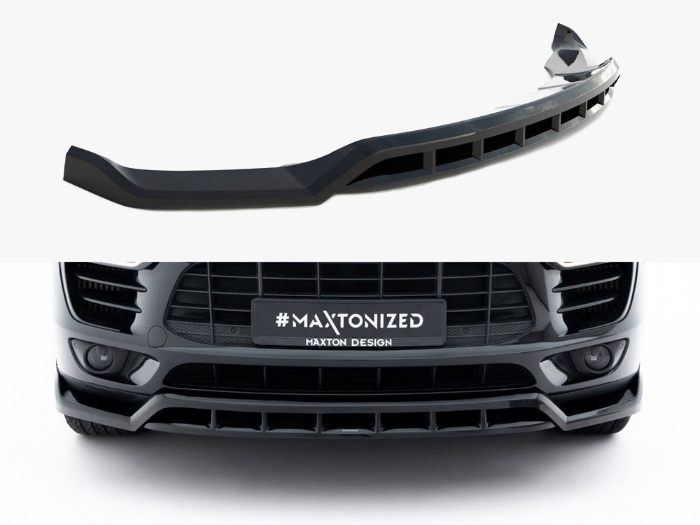 Maxton Design Front Splitter V.3 Porsche Macan Mk1