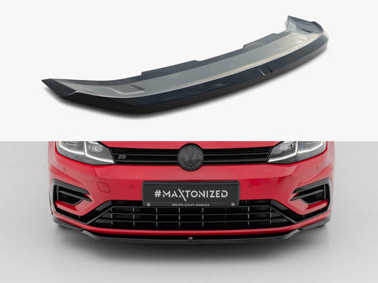 Maxton Design Front Splitter V.5 Volkswagen Golf R / R-Line Mk7 Facelift