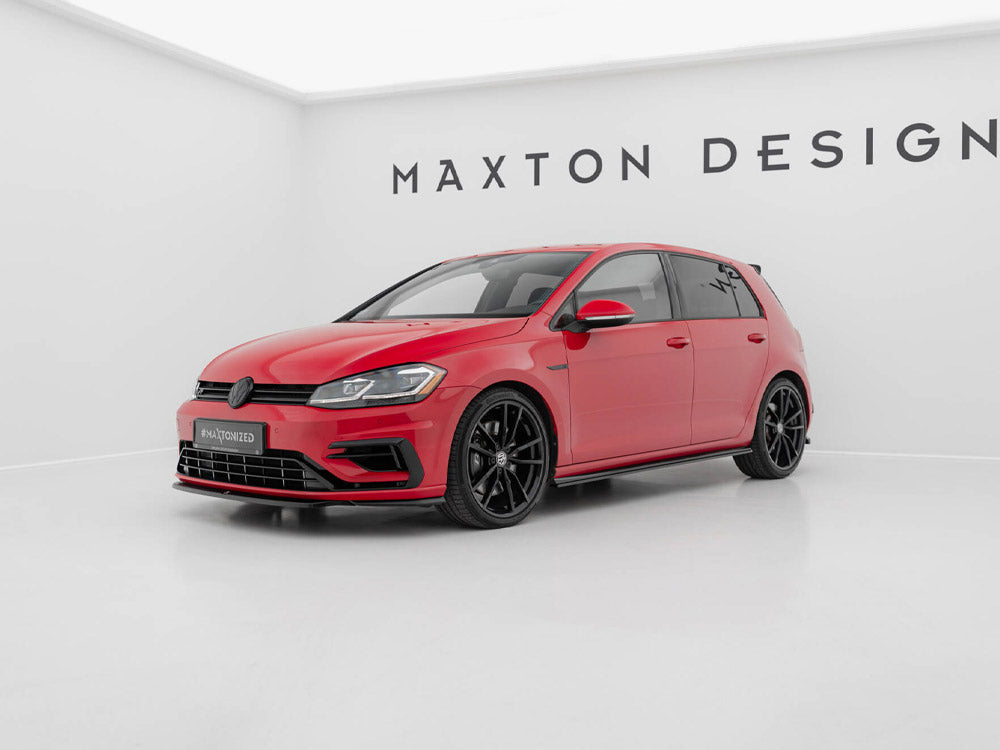 Maxton Design Front Splitter V.5 Volkswagen Golf R / R-Line Mk7 Facelift