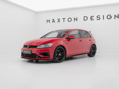 Maxton Design Front Splitter V.5 Volkswagen Golf R / R-Line Mk7 Facelift