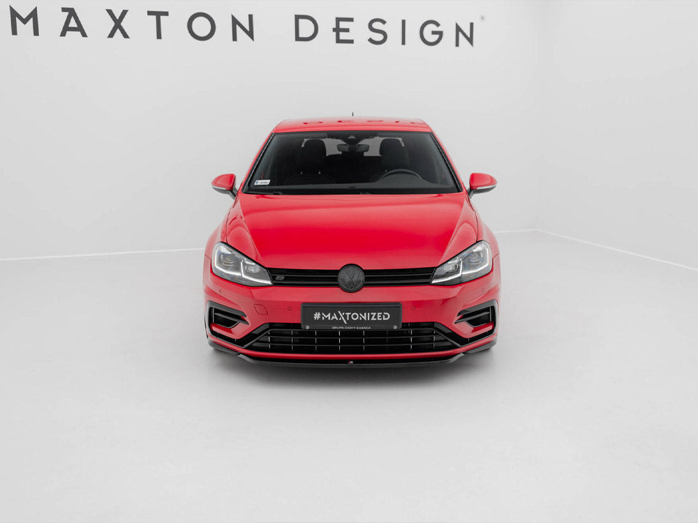 Maxton Design Front Splitter V.5 Volkswagen Golf R / R-Line Mk7 Facelift