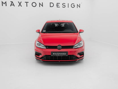Maxton Design Front Splitter V.5 Volkswagen Golf R / R-Line Mk7 Facelift