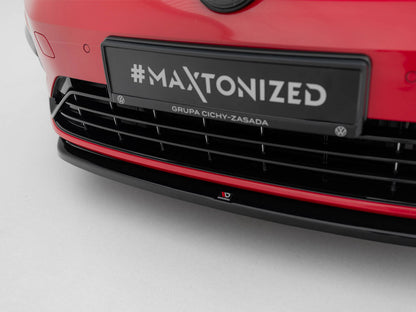 Maxton Design Front Splitter V.5 Volkswagen Golf R / R-Line Mk7 Facelift