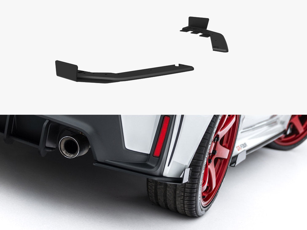 Maxton Design Street PRO Rear Side Splitters + Flaps Toyota GR Corolla Mk12