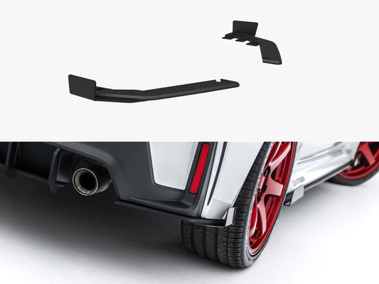 Maxton Design Street PRO Rear Side Splitters + Flaps Toyota GR Corolla Mk12