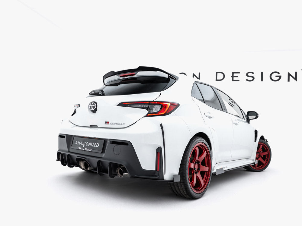 Maxton Design Street PRO Rear Side Splitters + Flaps Toyota GR Corolla Mk12