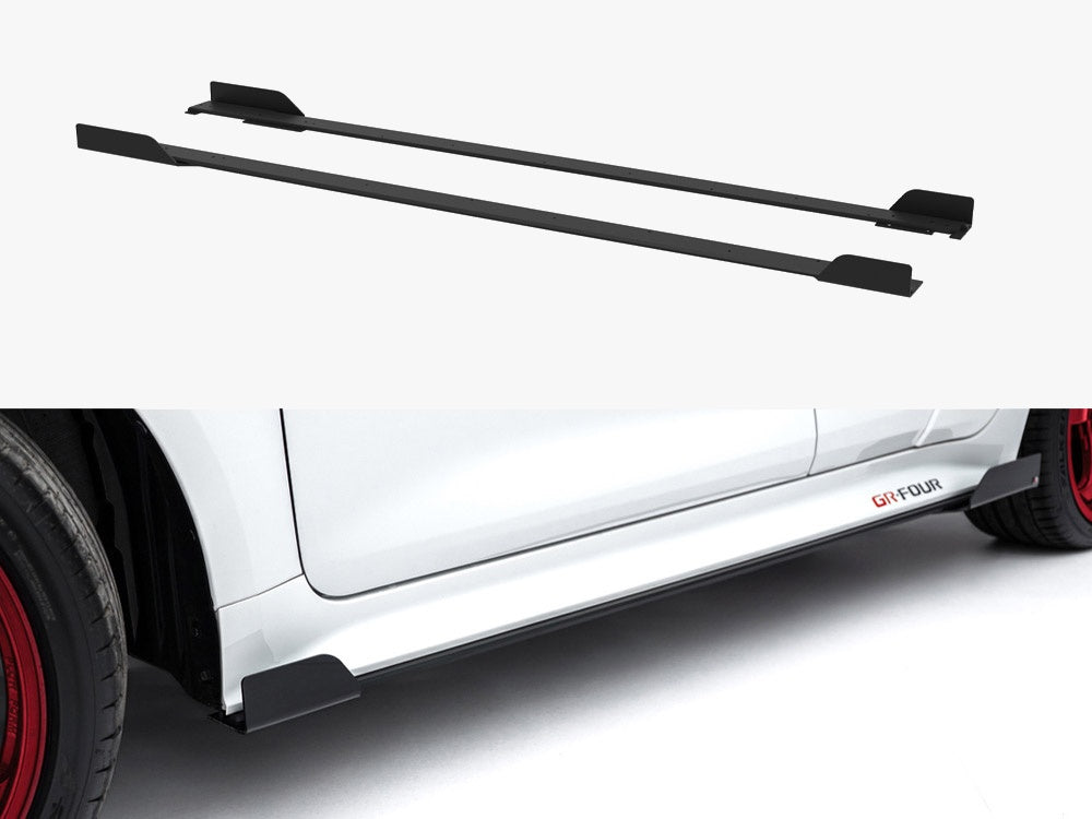 Maxton Design Street PRO Side Skirts Diffusers + Flaps Toyota GR Corolla Mk12