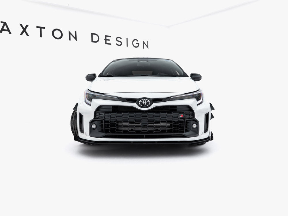 Maxton Design Street PRO Front Splitter + Flaps Toyota GR Corolla Mk12