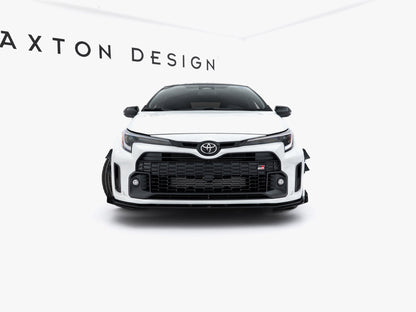 Maxton Design Street PRO Front Splitter + Flaps Toyota GR Corolla Mk12