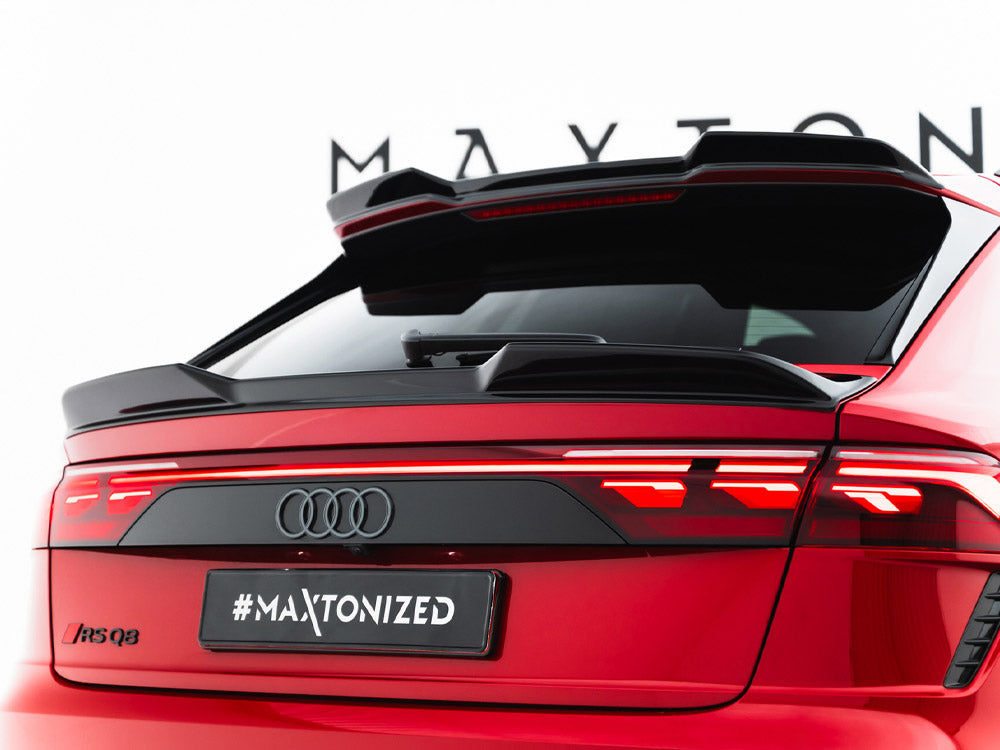 Maxton Design Lower Spoiler CAP 3D Audi RSQ8 Mk1 Facelift