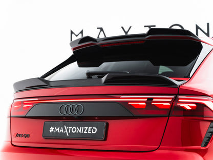 Maxton Design Lower Spoiler CAP 3D Audi RSQ8 Mk1 Facelift