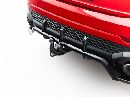 Maxton Design Rear Splitter (Vertical Bars) Audi RSQ8 Mk1 Facelift