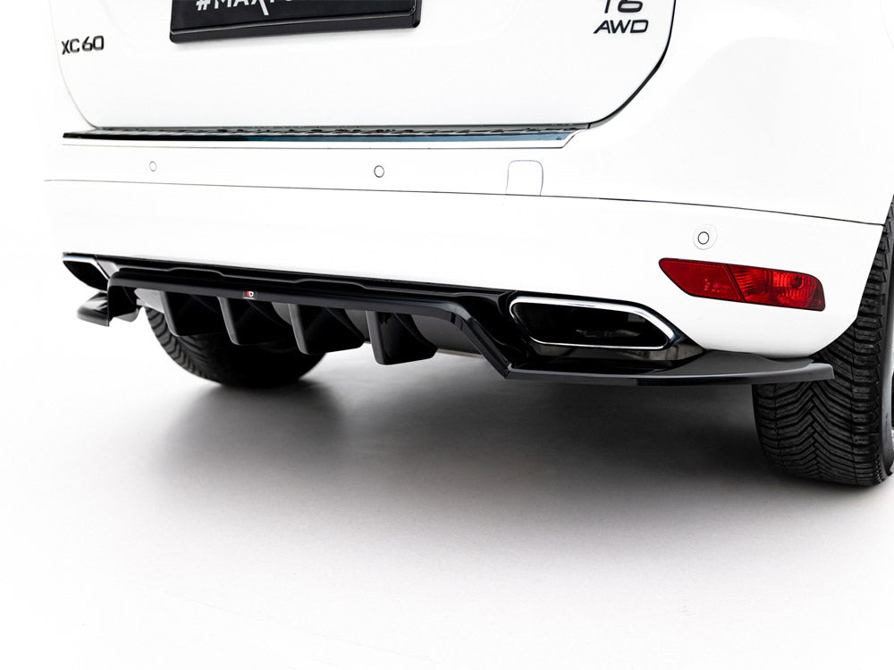 Maxton Design Rear Splitter (Vertical Bars) Volvo XC60 Mk1 Facelift