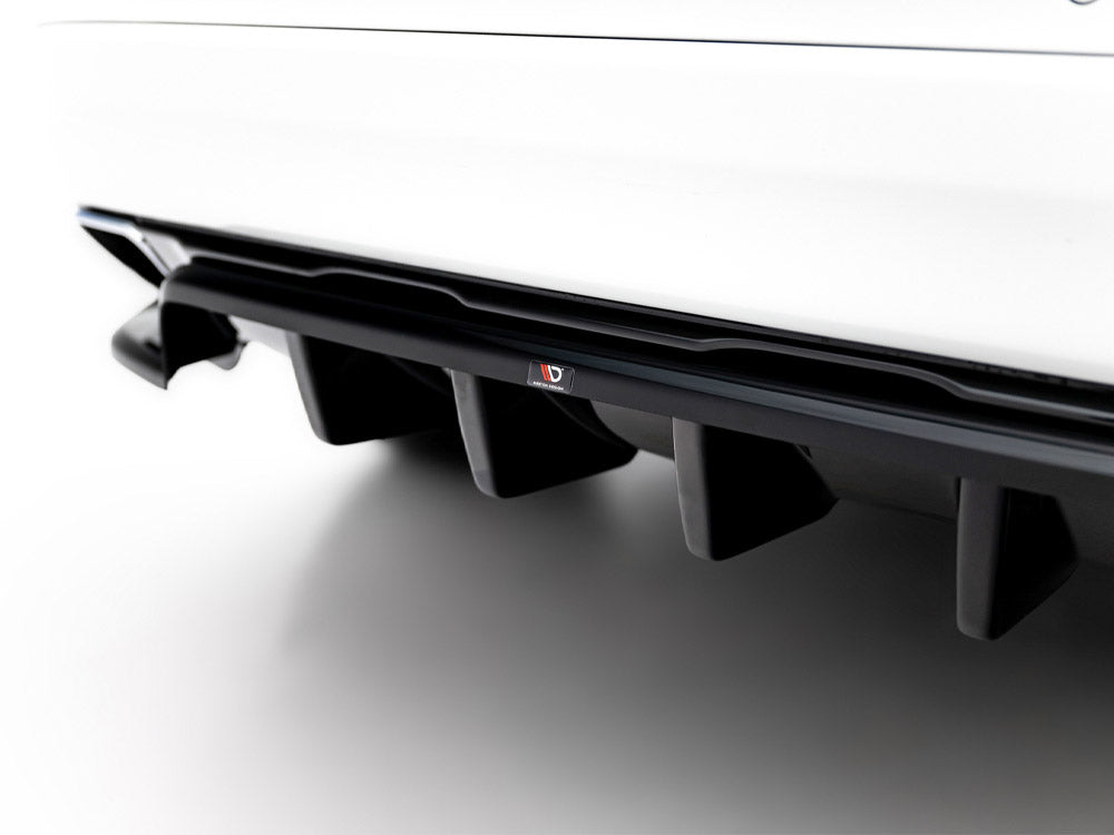 Maxton Design Rear Splitter (Vertical Bars) Volvo XC60 Mk1 Facelift