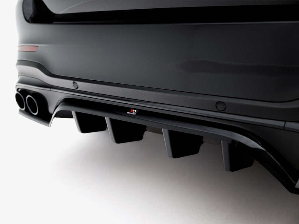 Maxton Design Rear Splitter (Vertical Bars) Mercedes-AMG GLC 43 SUV X253 Facelift
