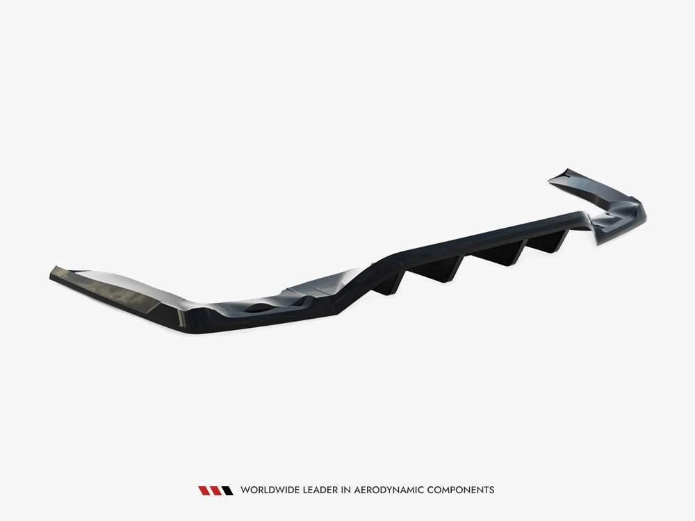 Maxton Design Rear Splitter (Vertical Bars) Mercedes-AMG GLC 43 SUV X253 Facelift